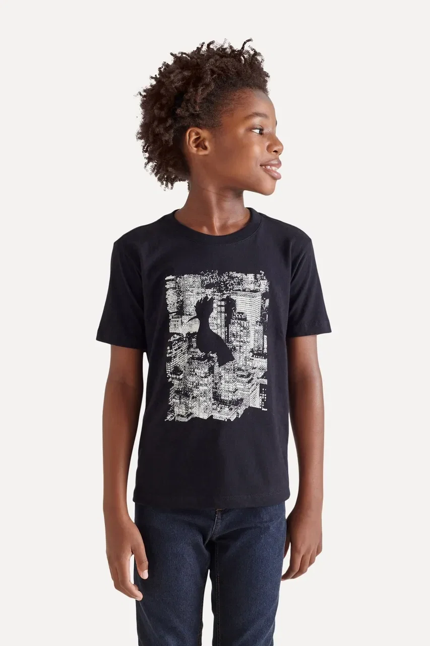 Camiseta Mini Pf Estampada City Ii