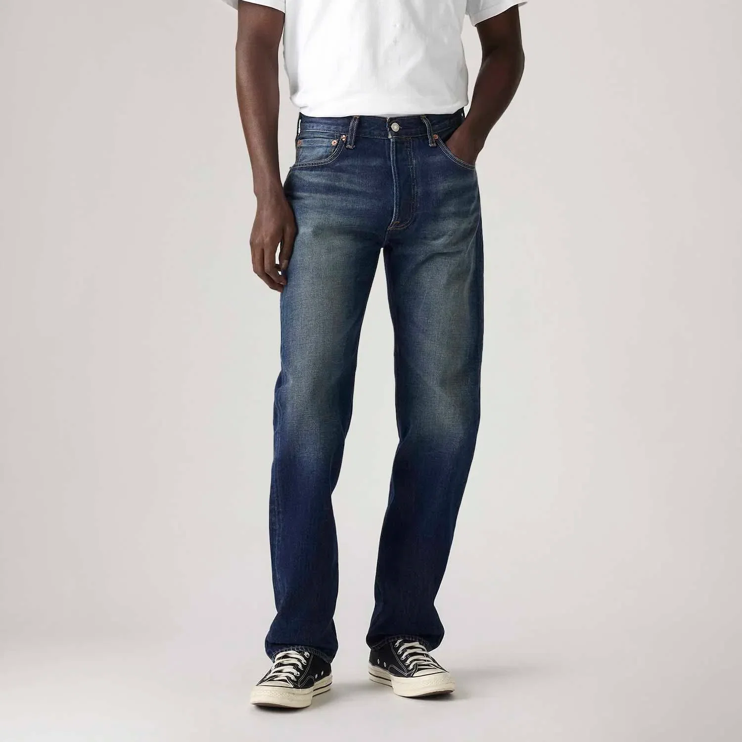 Calça Jeans Levi's® 501® Original Lavagem Escura