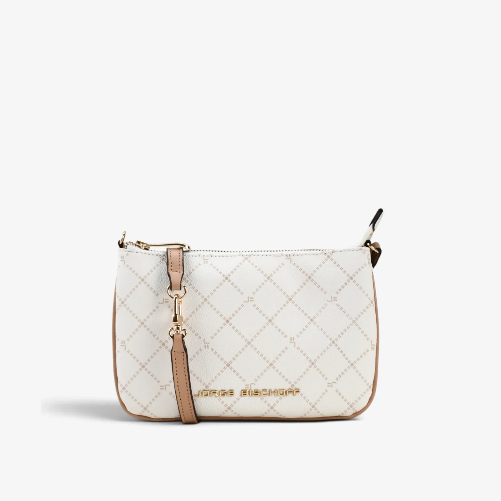 Bolsa Transversal Monograma Off White
