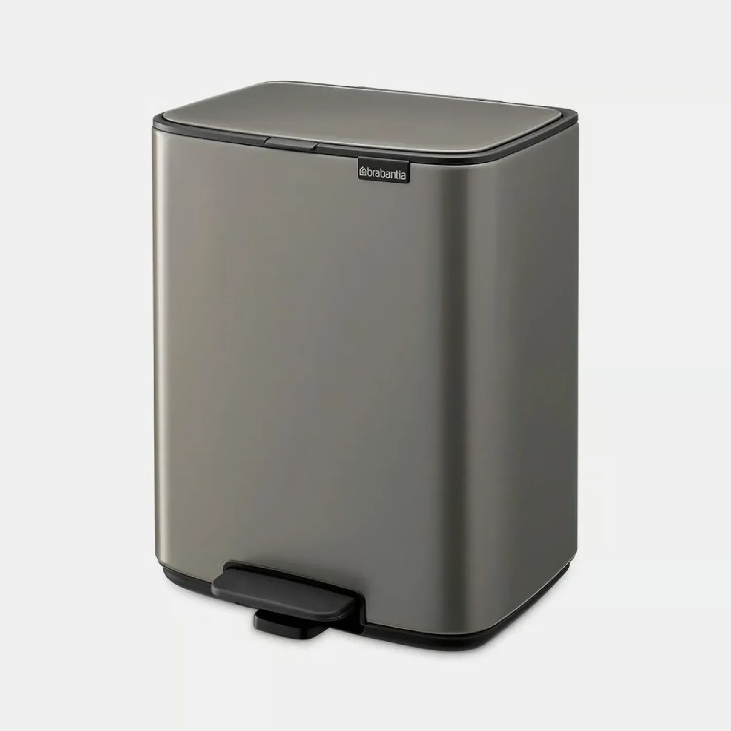 Lixeira Bo Touch Bin em Aço Platina 12 Litros Brabantia — imagem 1