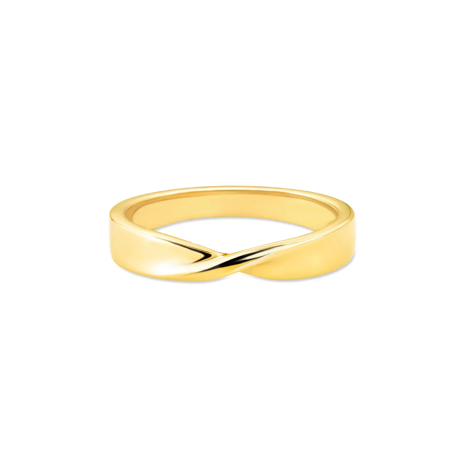 Anel Life Textura em Prata 925 com Banho de Ouro Amarelo 18k — imagem 1