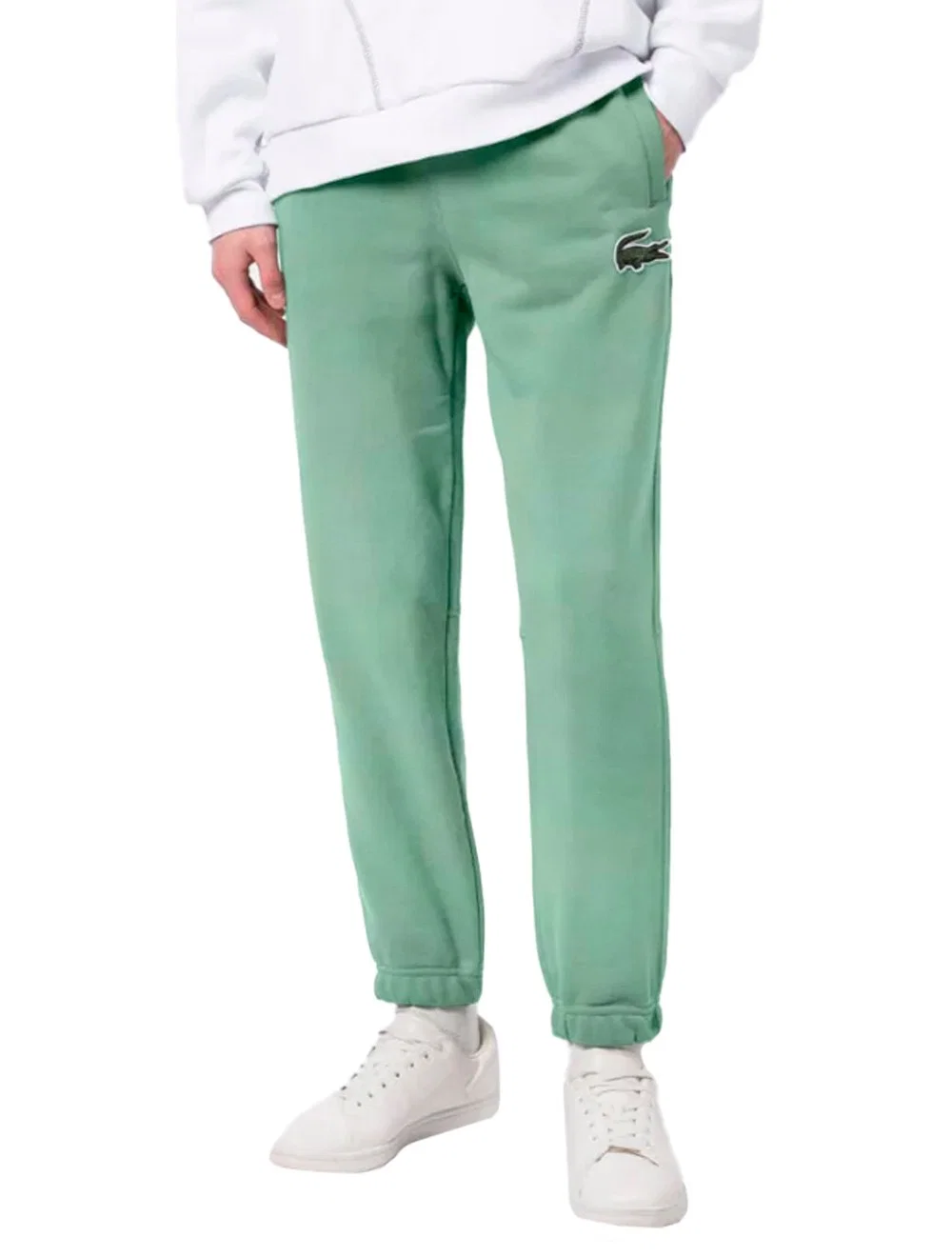 Calça Lacoste Moletom Masculina Relaxed Big Croco Trackpants Verde