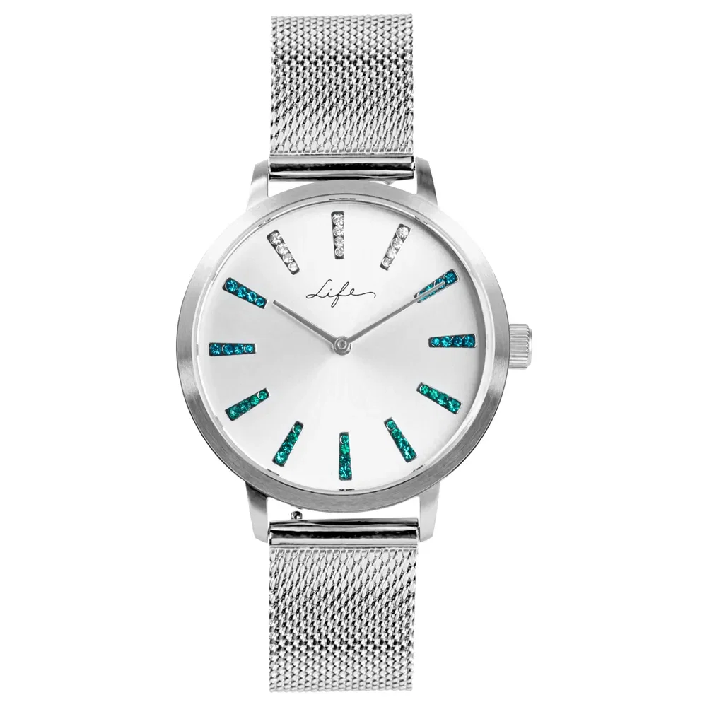 Relógio Life Splash Feminino Aço Prateado — imagem 1