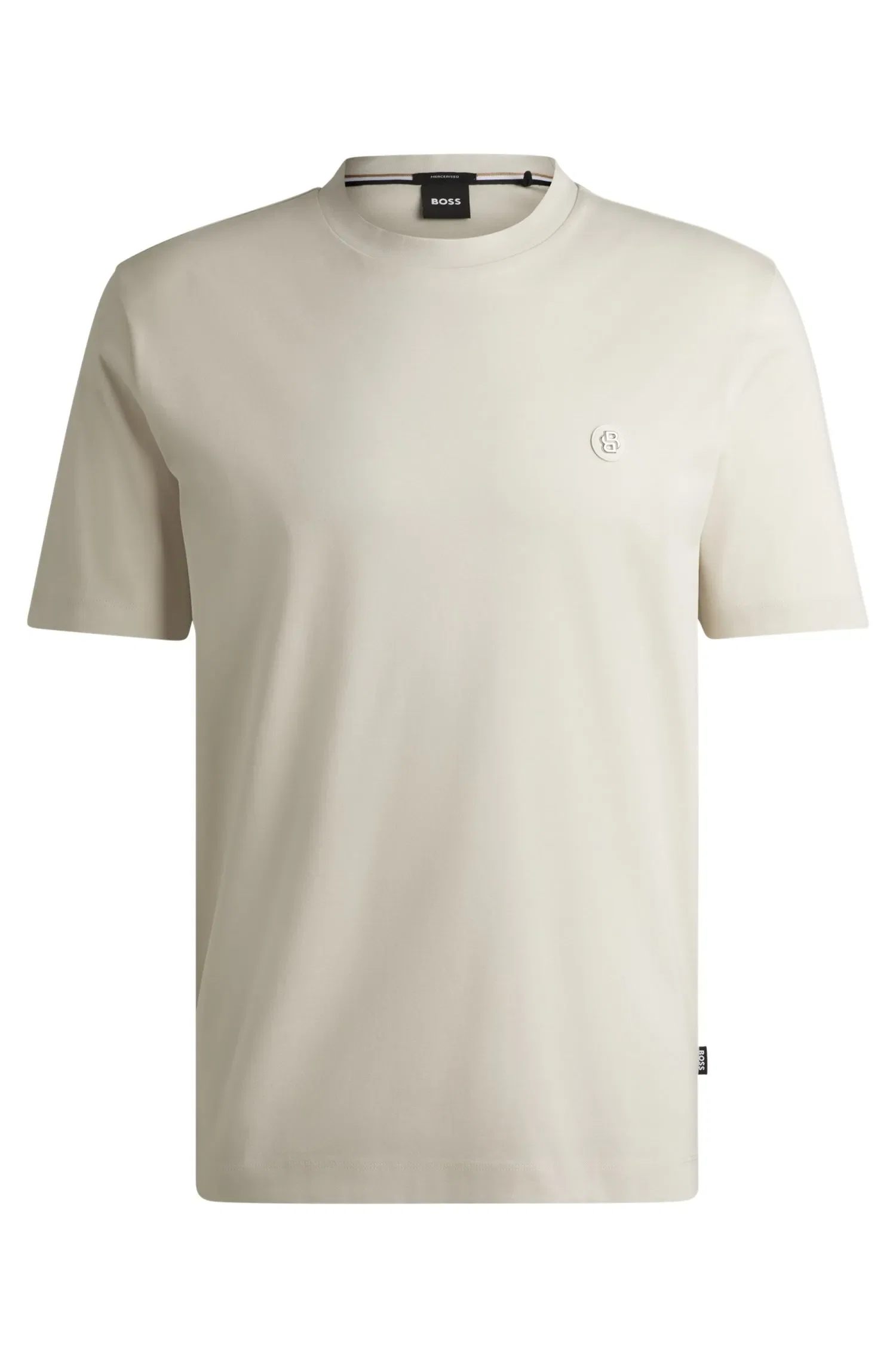 Camiseta Regular Fit Em Algodão Com O Monograma Double B — imagem 1