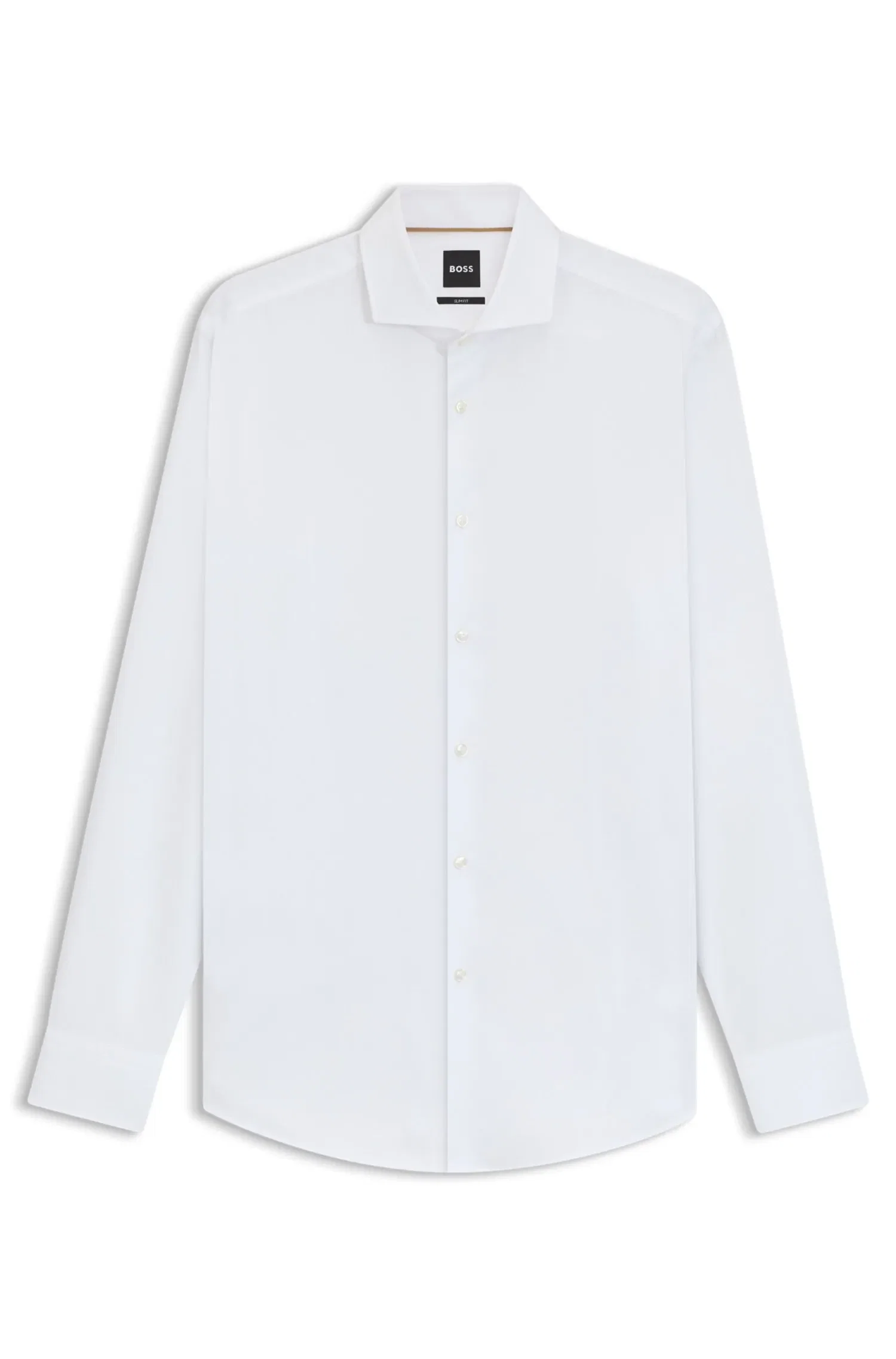 Camisa Slim Fit em algodão italiano estruturado — imagem 1