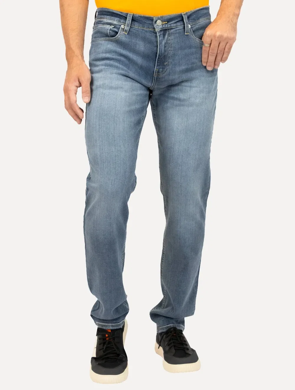 Calça Levis Jeans Masculina 511 Slim Stretch Matte Blue Médio