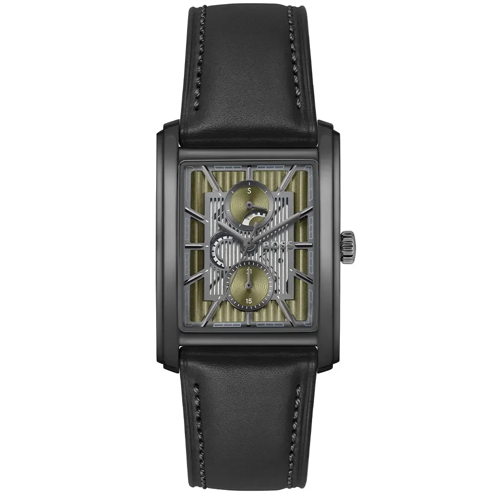 Relógio Boss Principle Dress Multi Masculino em Couro Preto 1514317 — imagem 1