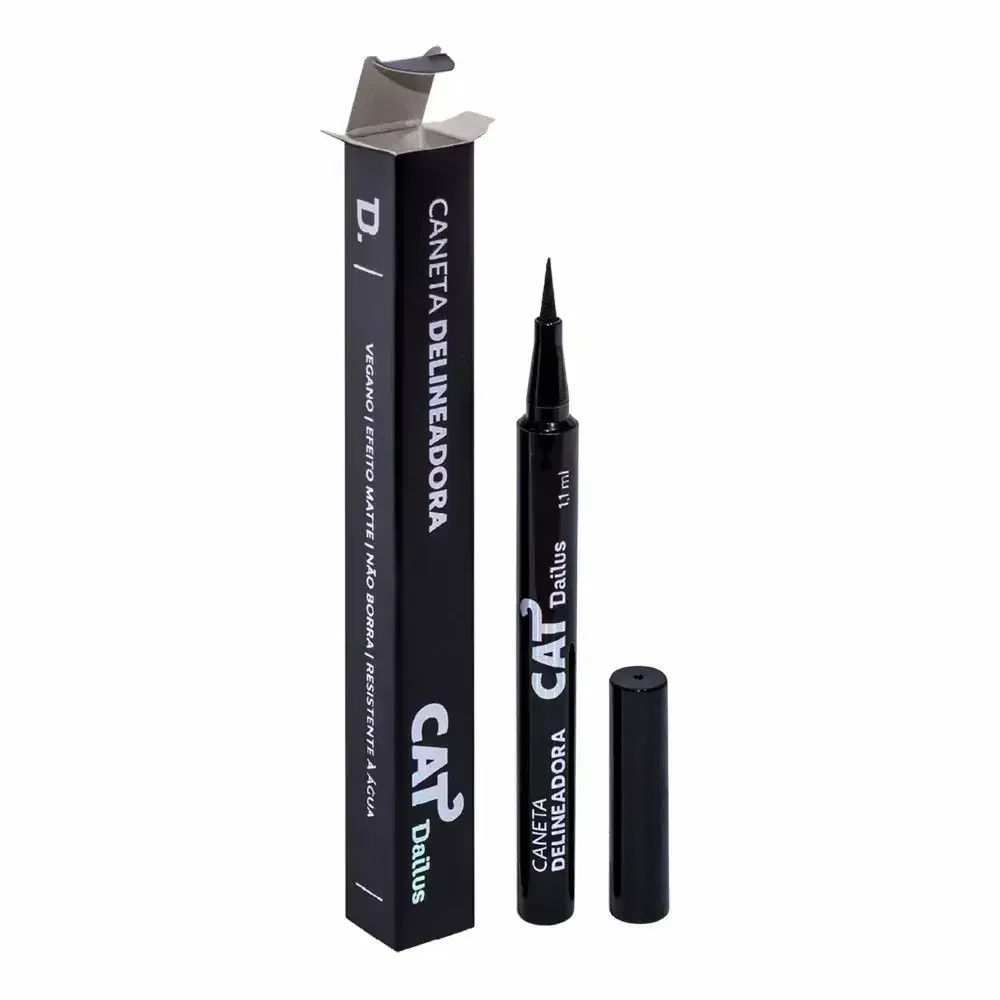 Caneta Delineadora Dailus Cat Preto 1,1ml