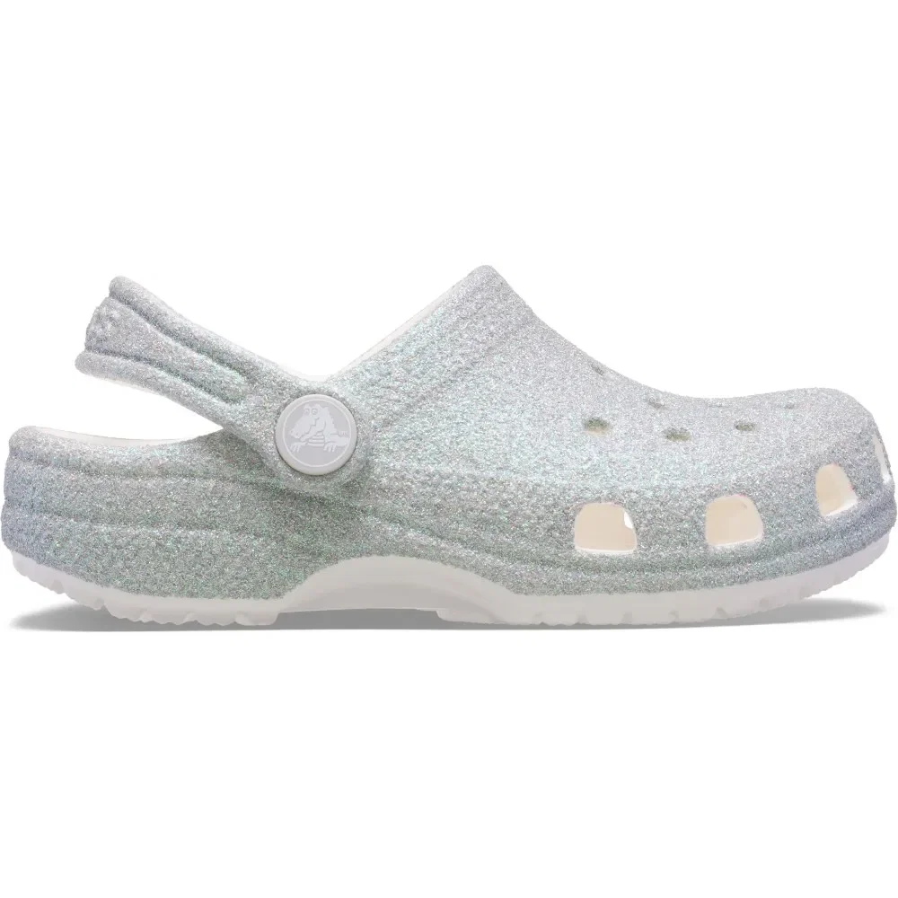 Classic Iridescent Glitter Clog Infantil