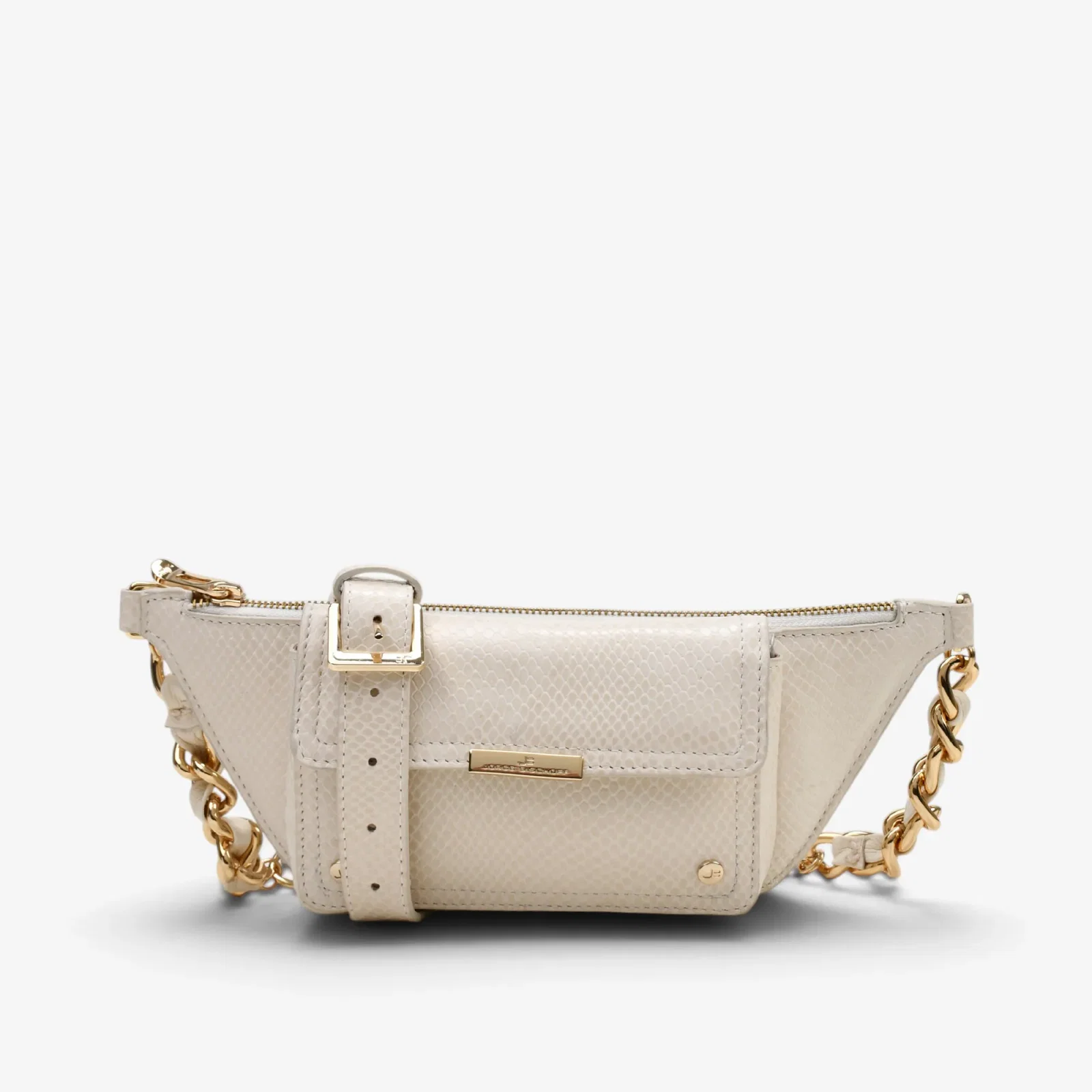 Belt Bag Off White Algodão Corrente Couro Snake — imagem 1