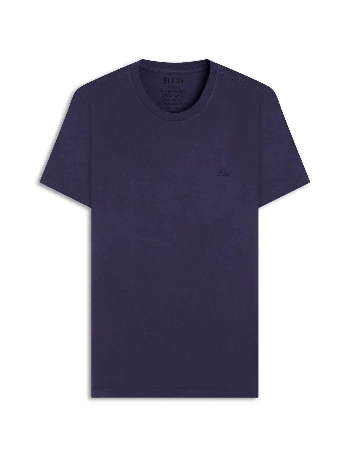 T-Shirt Cotton Fine Ellus Aquarela Classic Hortencia — imagem 1