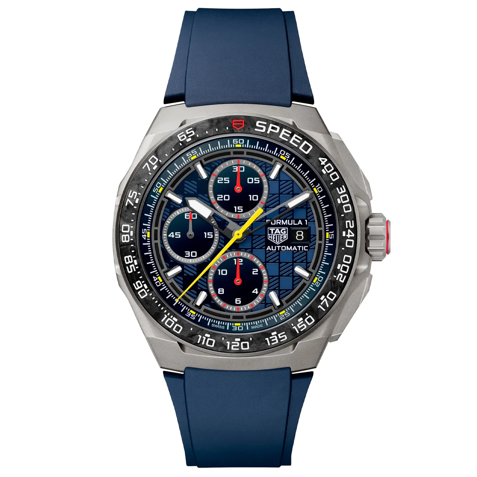 Relógio Tag Heuer Fórmula 1 Automático Masculino em Borracha Azul CBZ2080.FT8091 — imagem 1