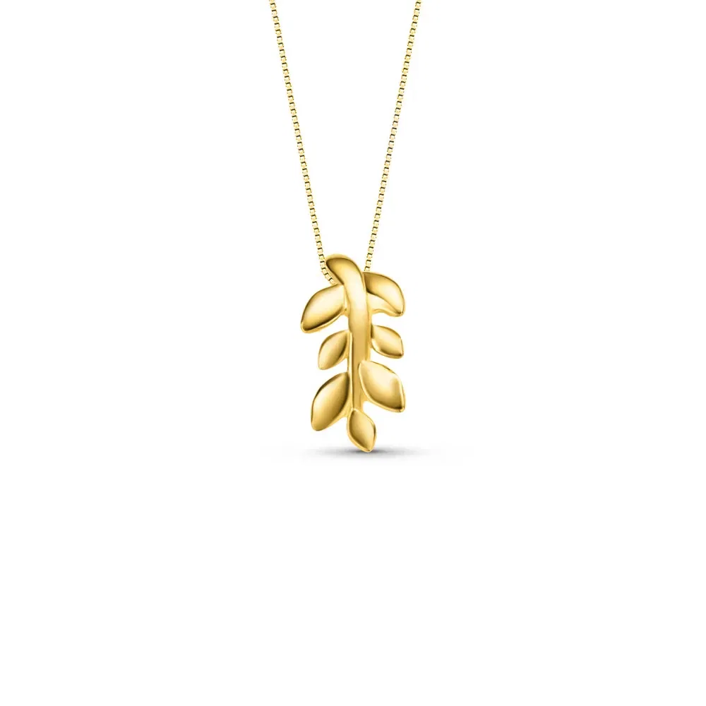 Pingente Nature em Ouro Amarelo 18k, 12mm — imagem 1