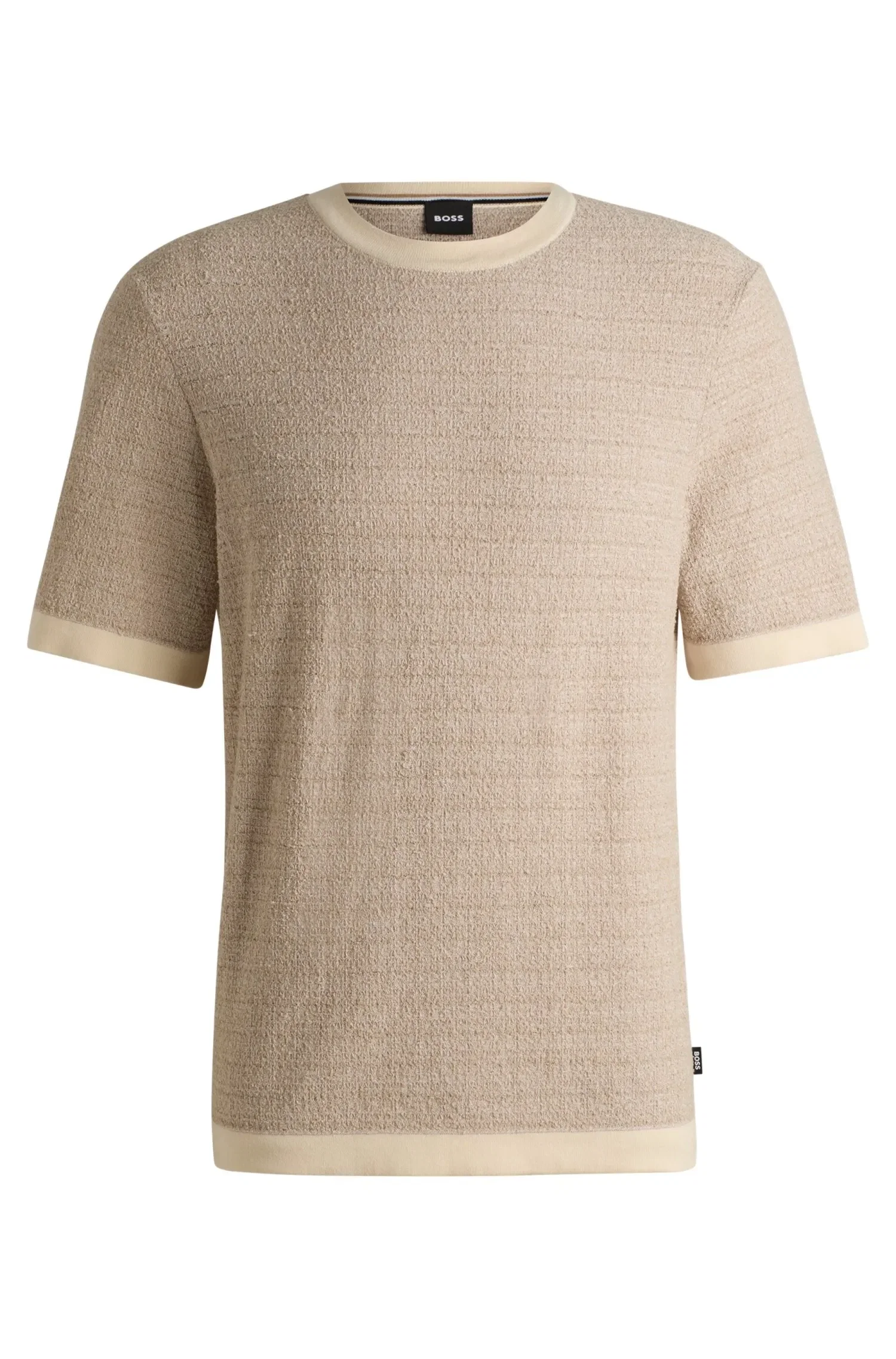 Camiseta Em Malha Jacquard