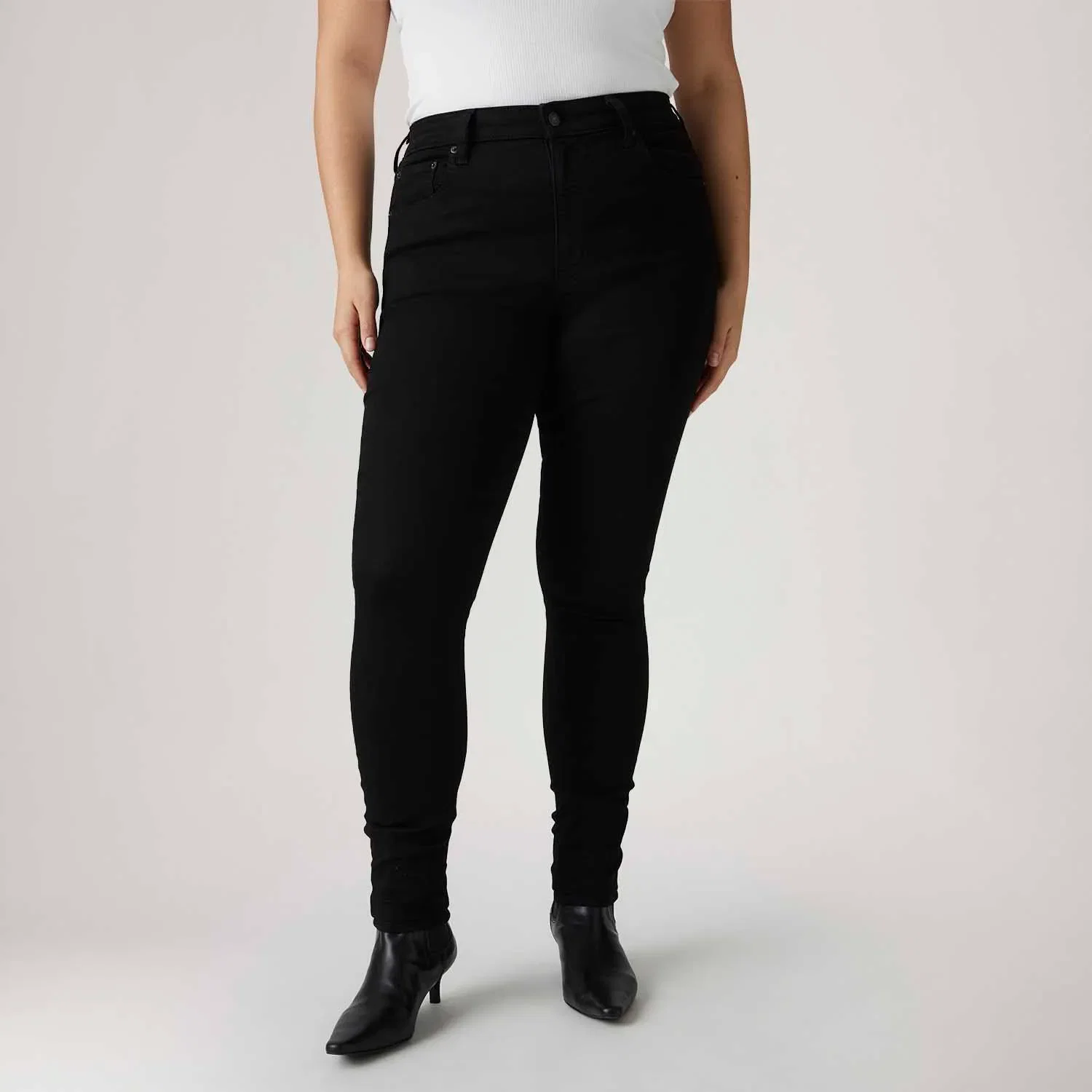 Calça Jeans Levi's® 721® High Rise Skinny Preta — imagem 1
