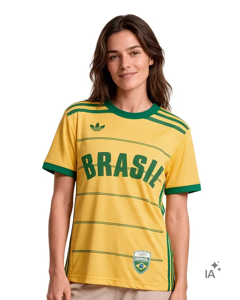 Camisa Adidas Brasil Originals Cob Unissex