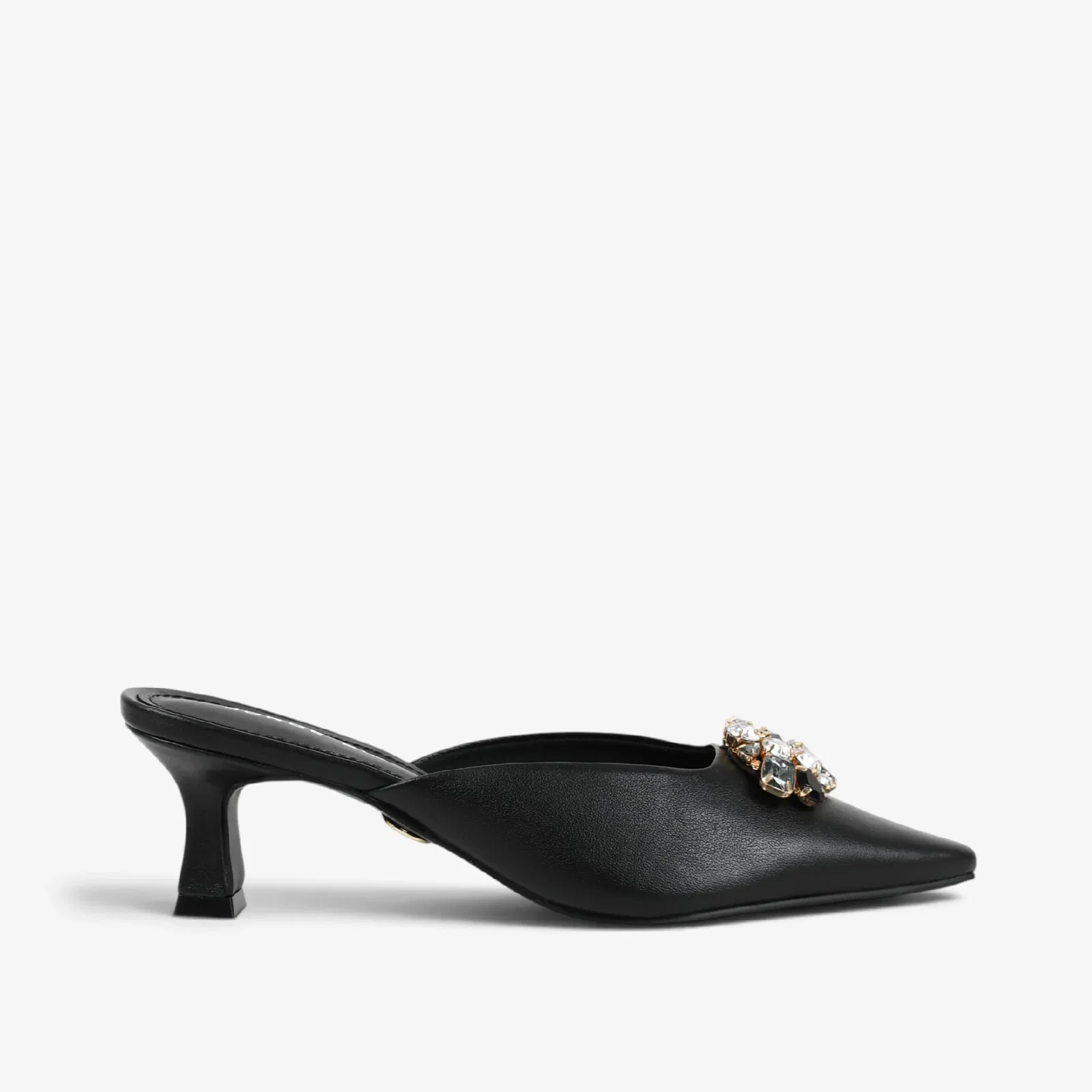 Mule Preto Couro
