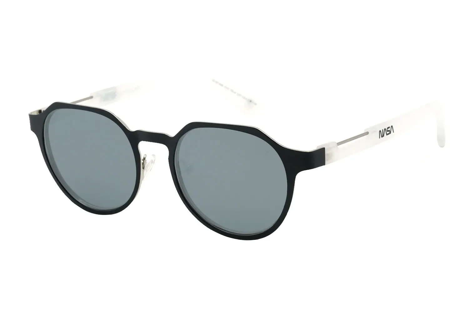 Óculos de Sol Masculino Nasa Casual Redondo Polarizado Preto