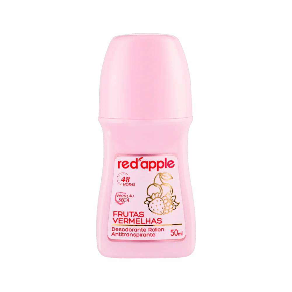 Desodorante Roll-On Red Apple Frutas Vermelhas 50ml