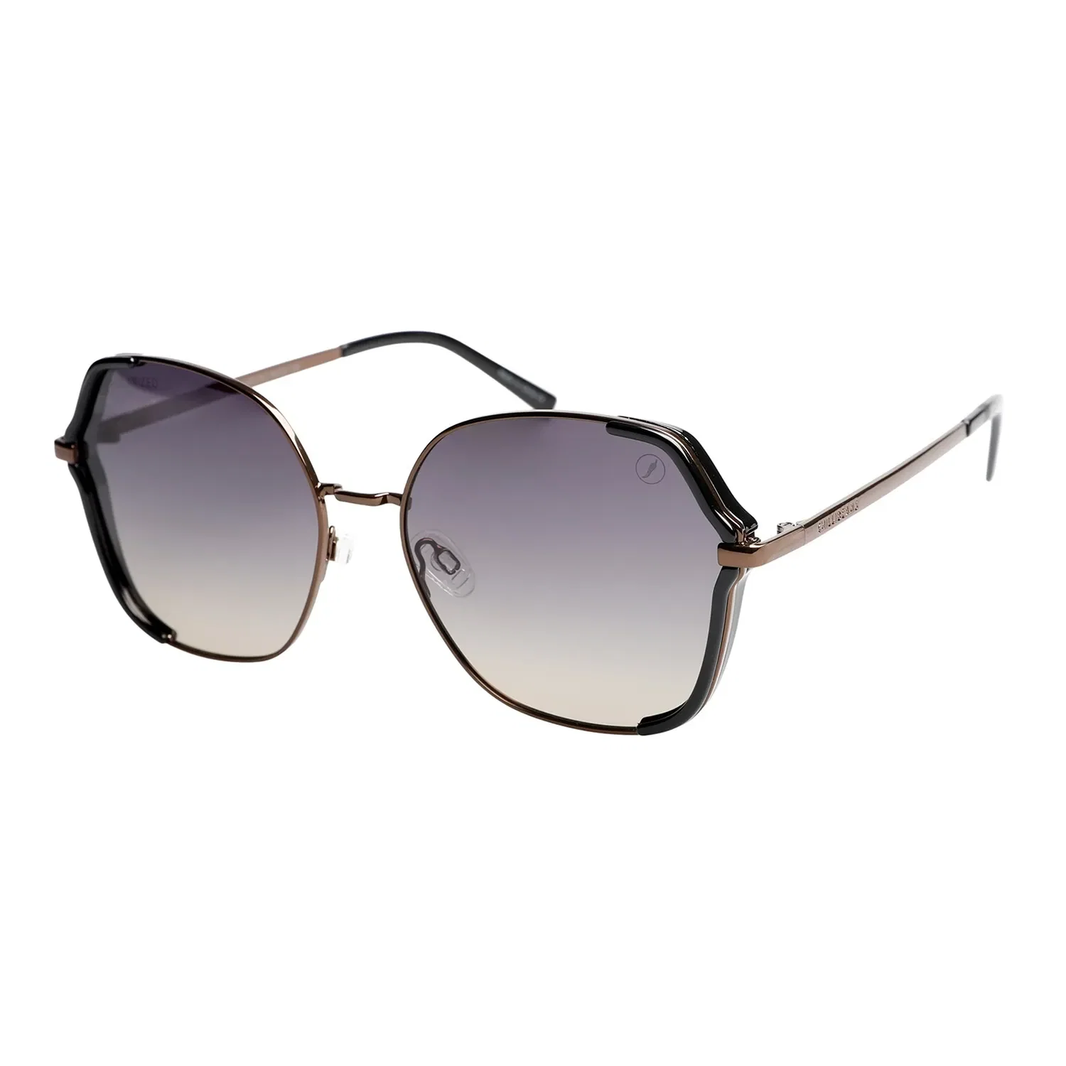 Óculos de Sol Feminino Chilli Beans Trend Redondo Marrom — imagem 1