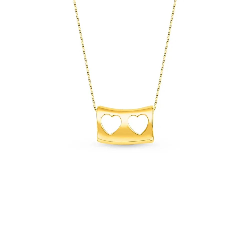 Separador Mama Corações em Ouro Amarelo 18k