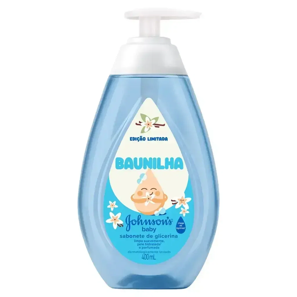 Sabonete Líquido Glicerinado Johnson's Baby Baunilha 400ml