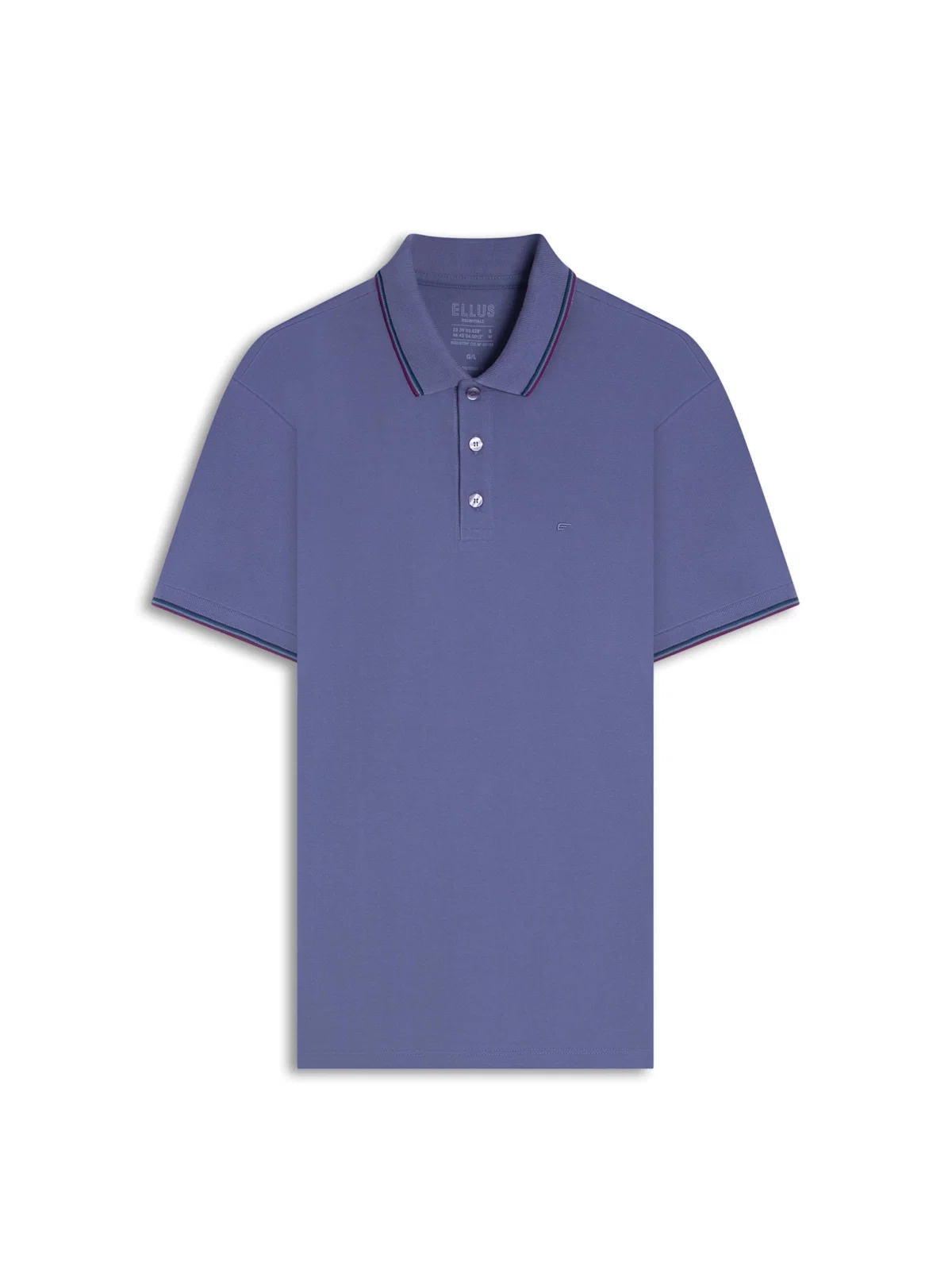 Polo Piquet Easa Friso Purple — imagem 1