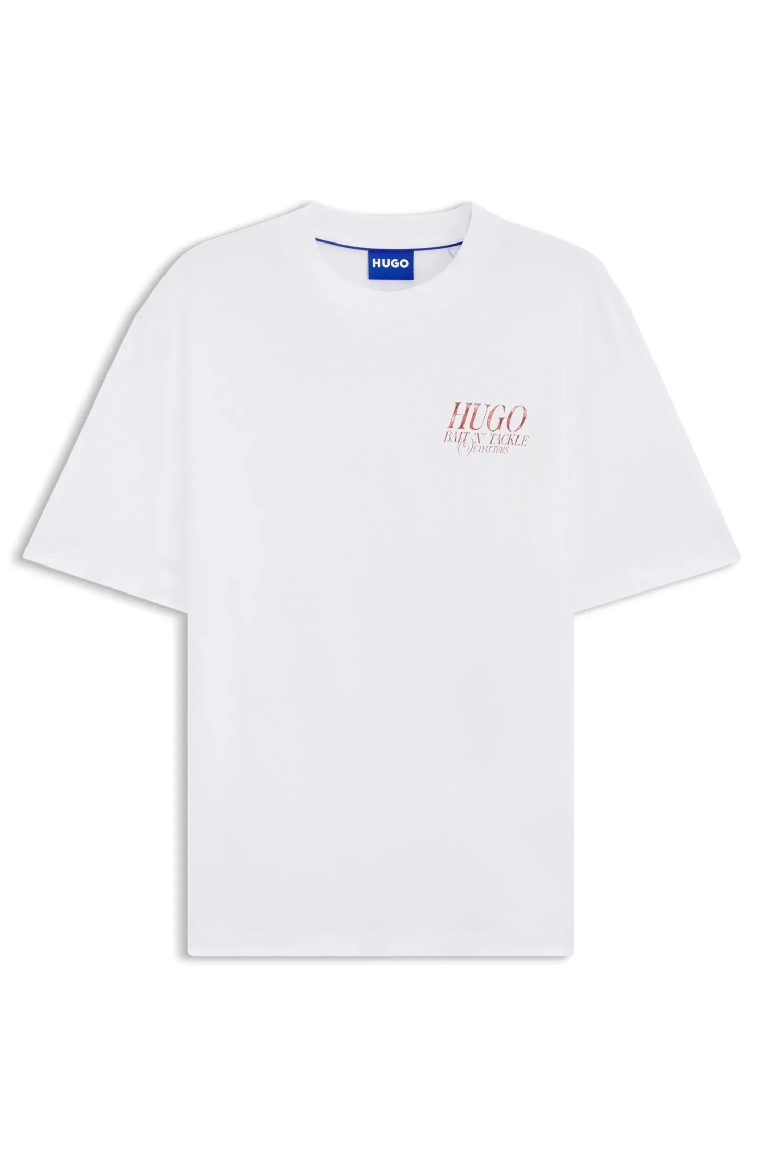 Camiseta Em Jersey De Algodão Com Logo