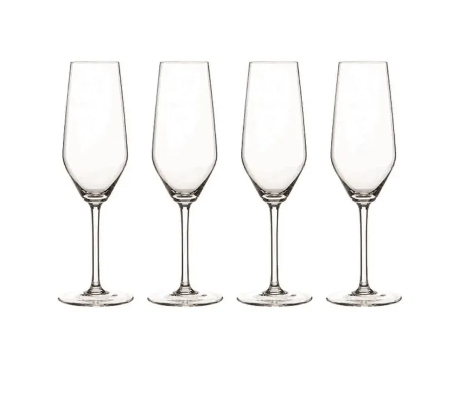 4 Taças de Champagne em Cristal 240ml Style Spiegelau