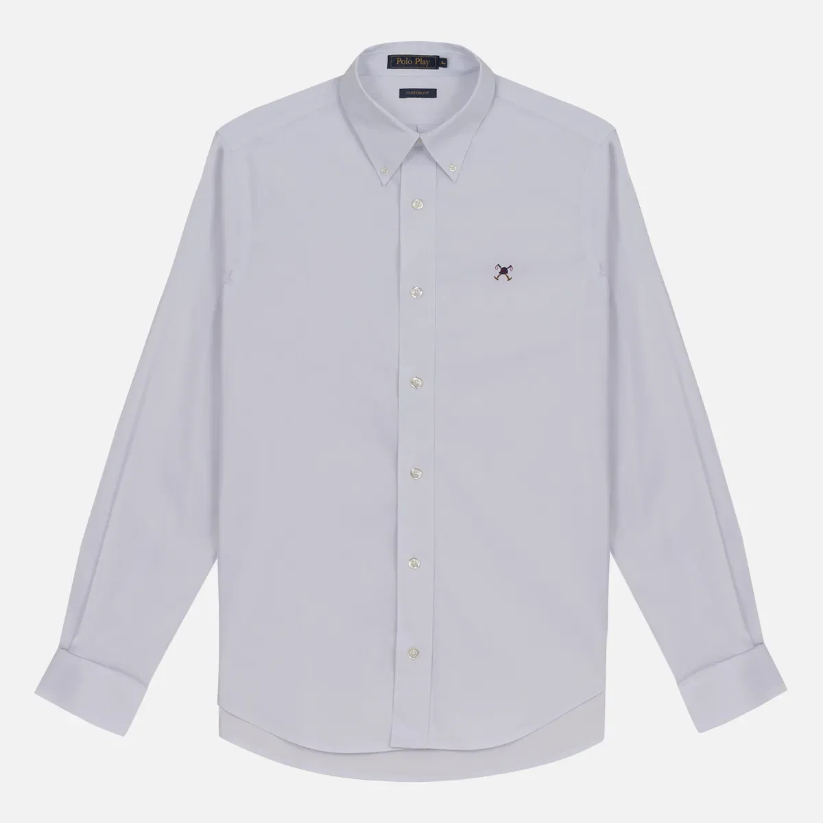 Camisa Custom Cotton Stretch Button-Down