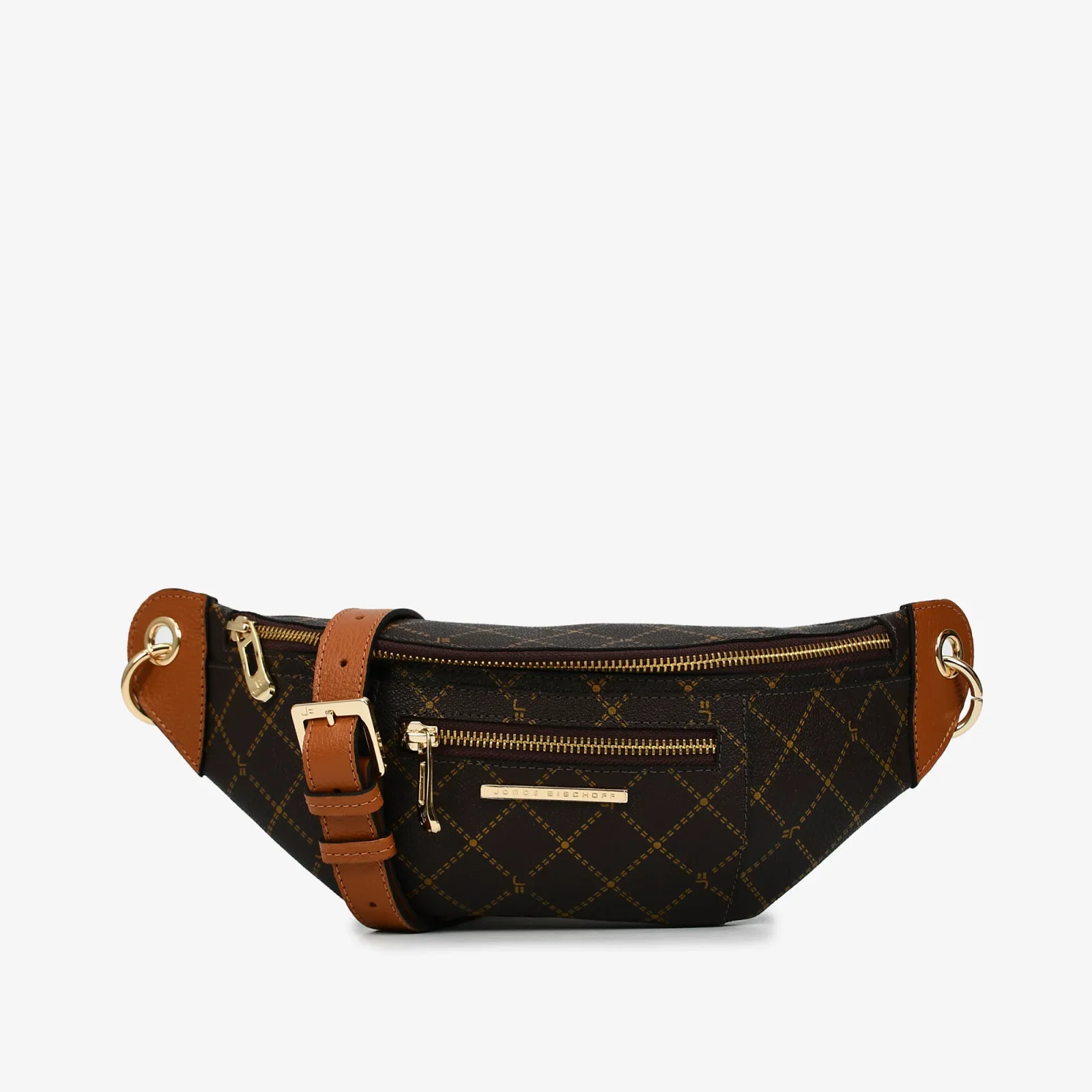 Bolsa Belt Bag Monograma Café Jb — imagem 1