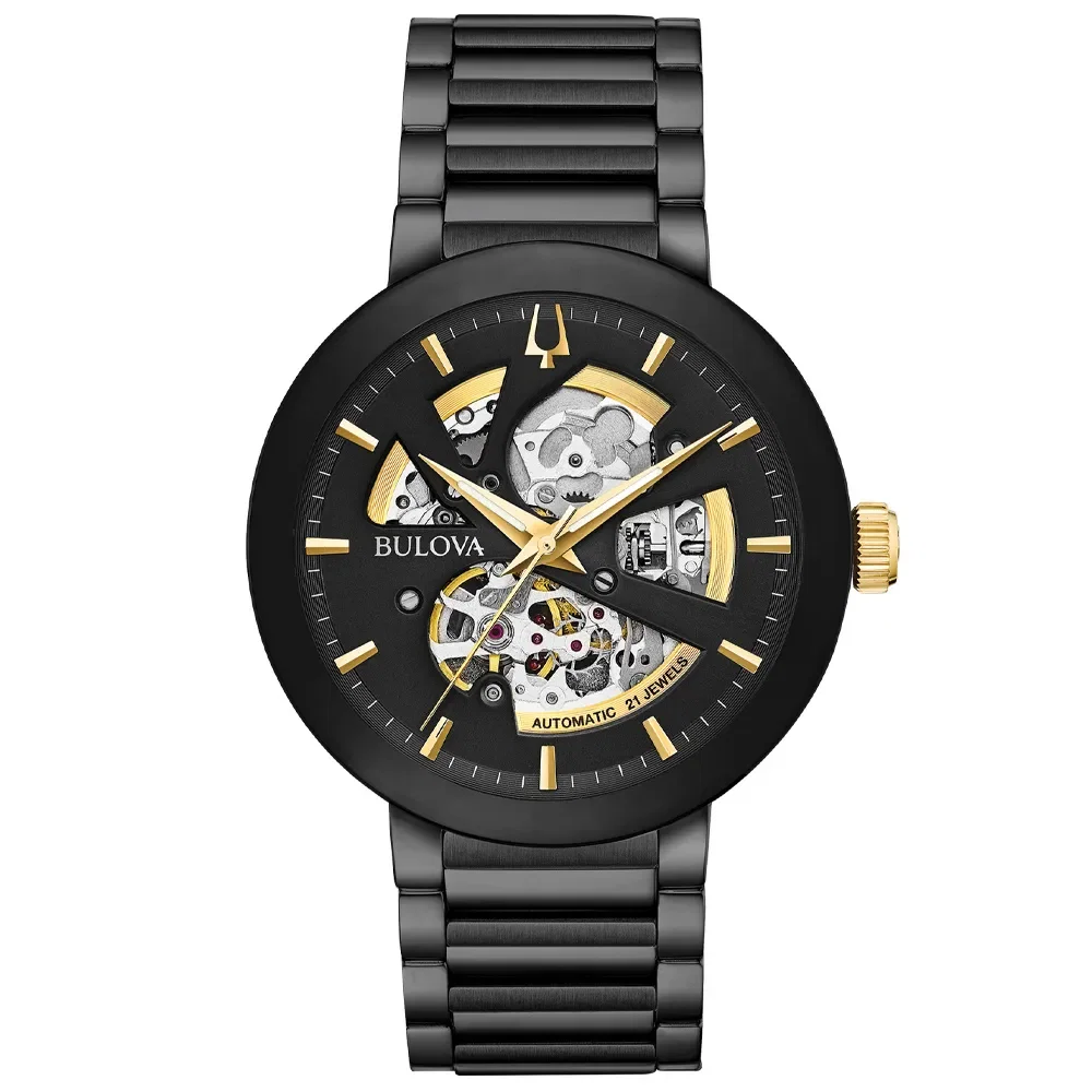 Relógio Bulova Futuro Masculino Aço Preto 98A203
