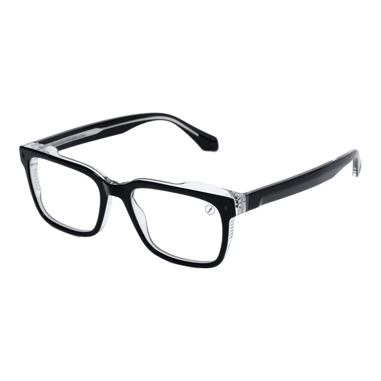 Armação Para Óculos de Grau Masculino Premium Edition Quadrado Preto — imagem 1