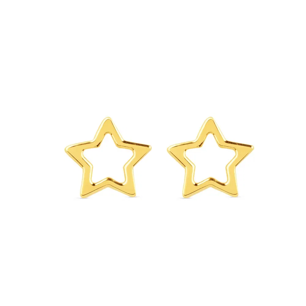 Brinco Teen Estrela em Ouro Amarelo 18k — imagem 1