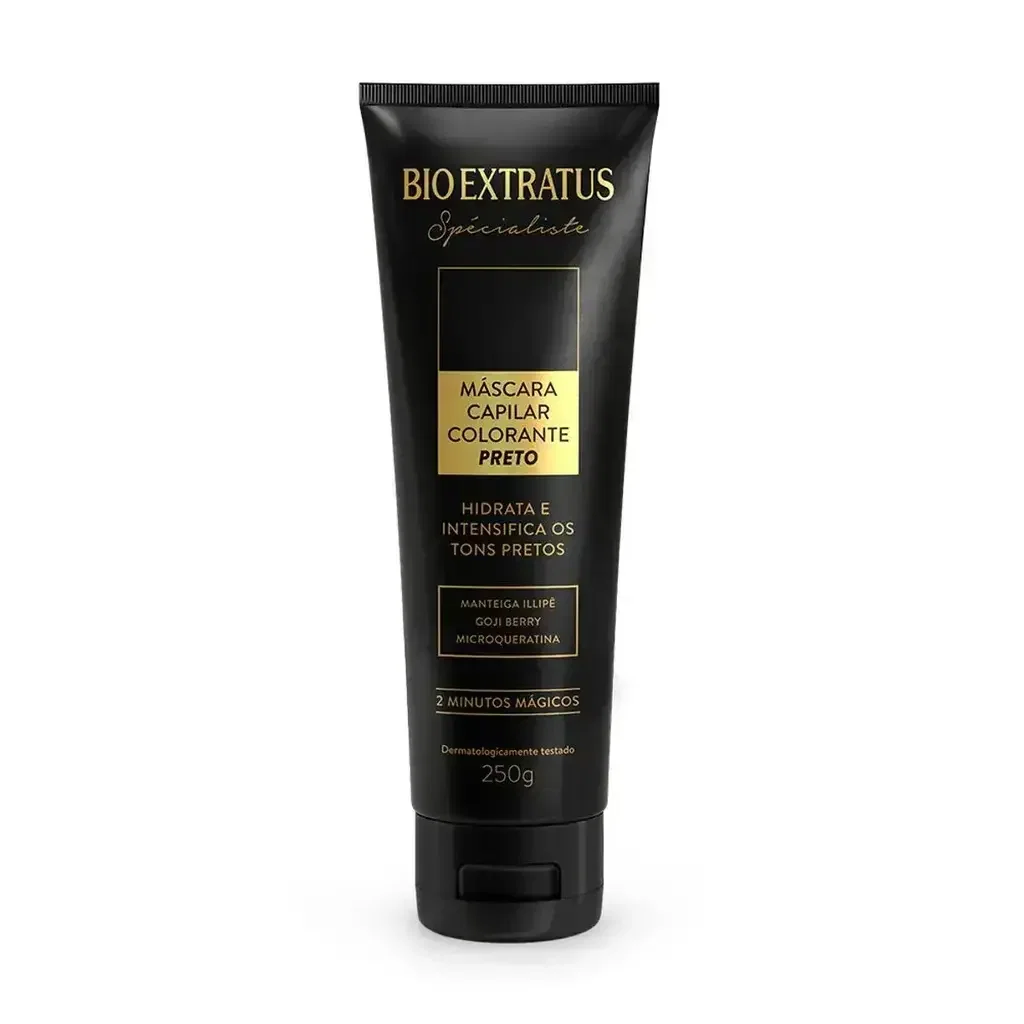 Máscara Colorante Bio Extratus Spécialiste Preto 250g
