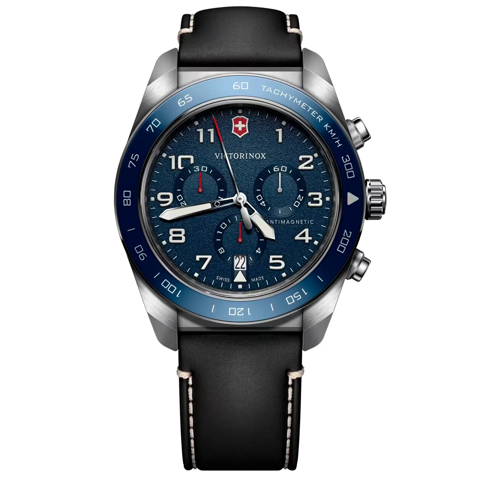 Relógio Victorinox Swiss Army Masculino Couro Preto 242047