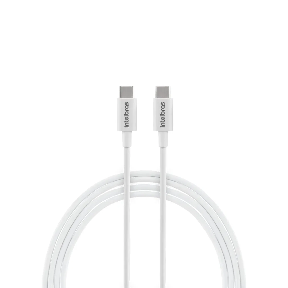 Cabo USB-C para USB-C de 1,2m em PVC EUCC 12PB Intelbras