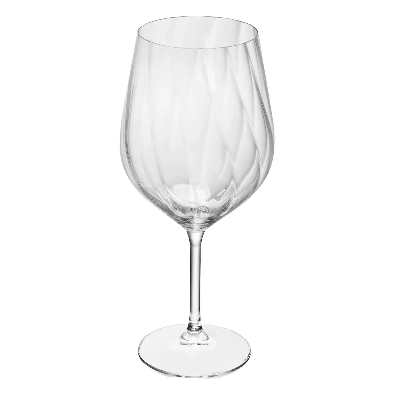 6 Taças de Vinho em Cristal Ecológico Optic 600ml Bohemia
