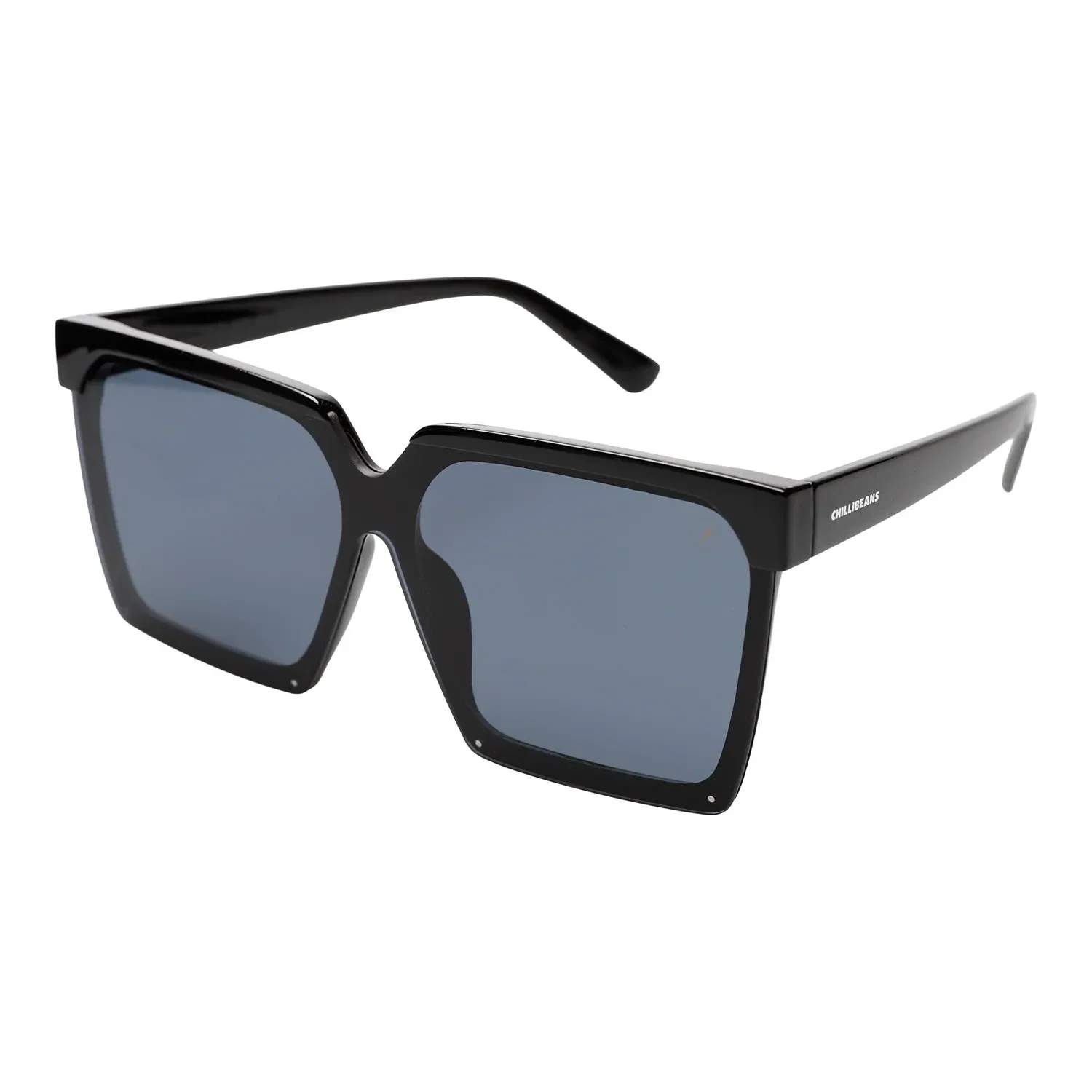 Óculos de Sol Feminino Chilli Beans Quadrado Fumê Preto — imagem 1