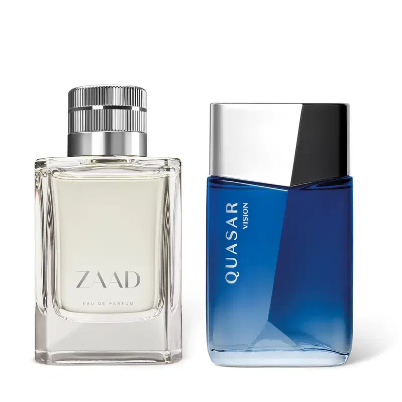Combo Layering Frescor Sofisticado: Zaad 95ml + Quasar Vision 100ml