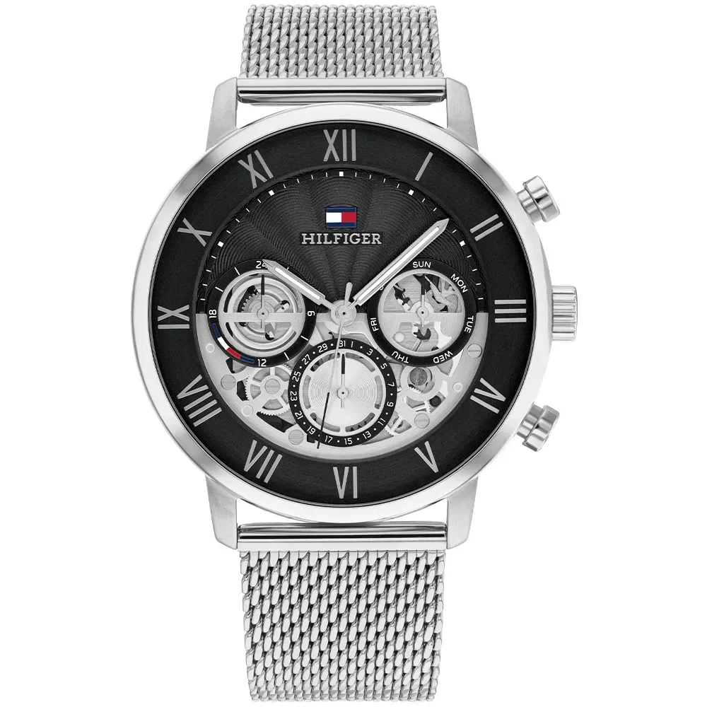 Relógio Tommy Hilfiger Legend Masculino Aço Prateado 1710708