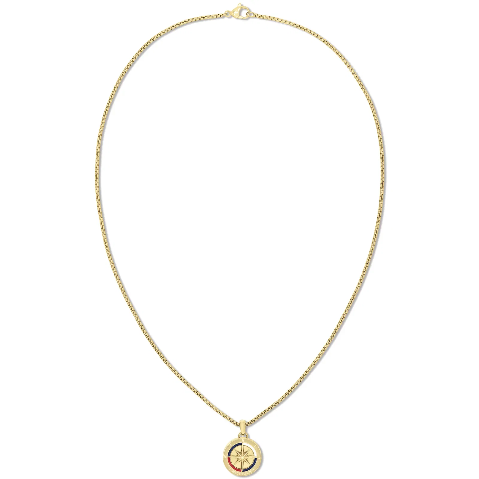 Corrente Tommy Hilfiger Compass em Aço Dourado 2790721