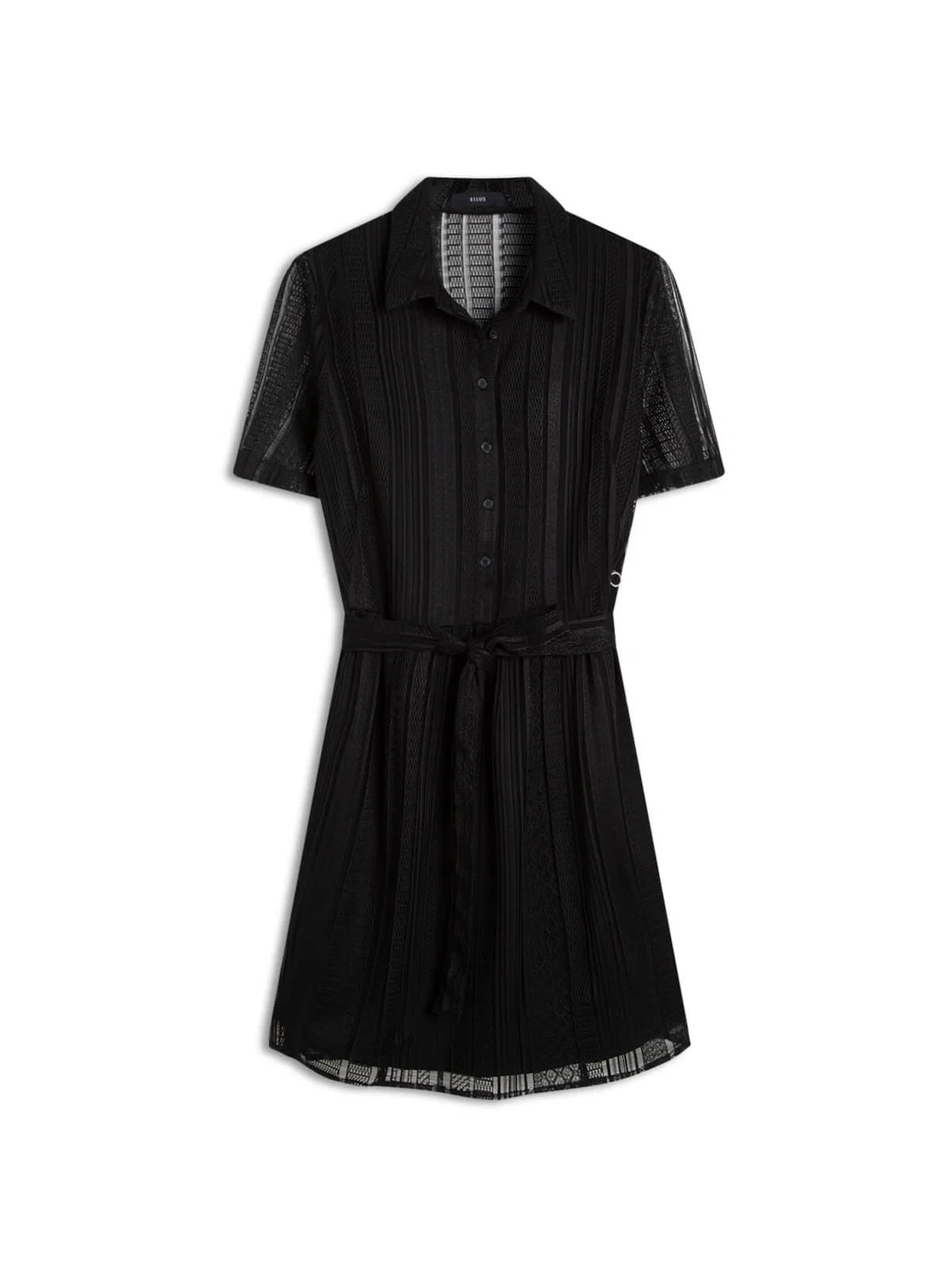 Vestido Renda Jk Chemise Preto