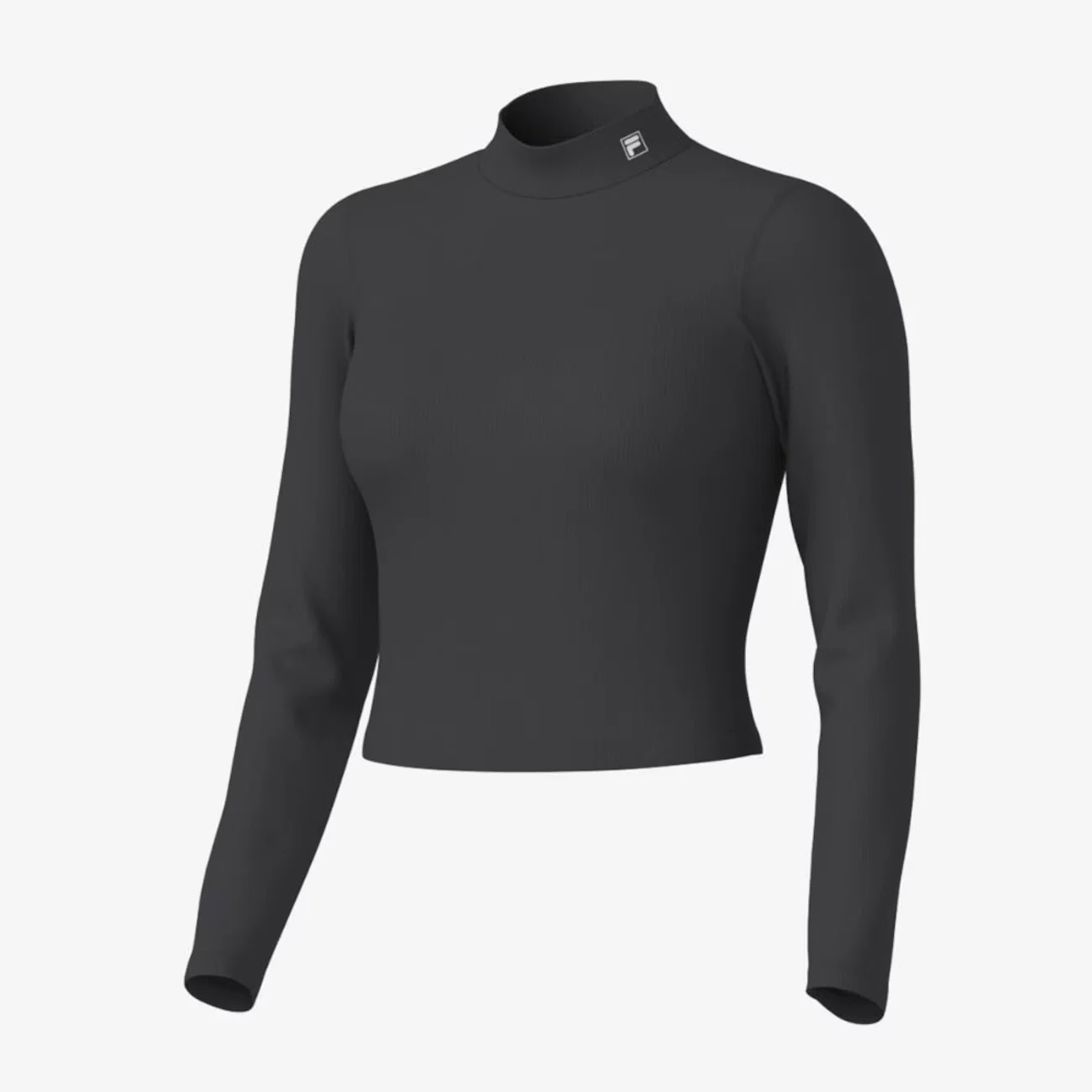 Blusa Manga Longa Fila Gola Alta Workout Flex Feminina