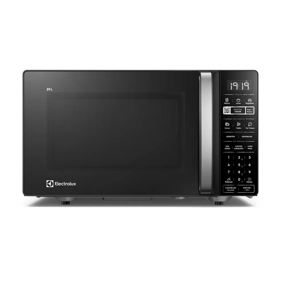 Micro-ondas Electrolux Efficient 29L Preto Função Descongelar e Receitas Pré-Programadas (ME29P)