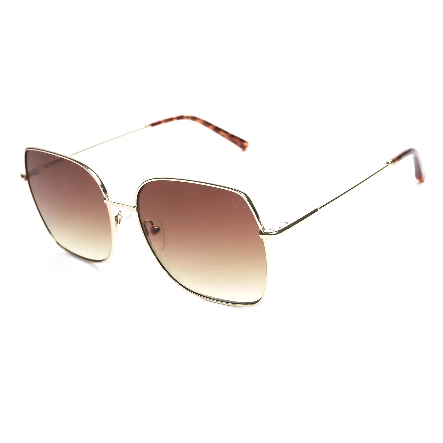 Óculos de Sol Feminino Chilli Beans Quadrado Degradê Marrom — imagem 1