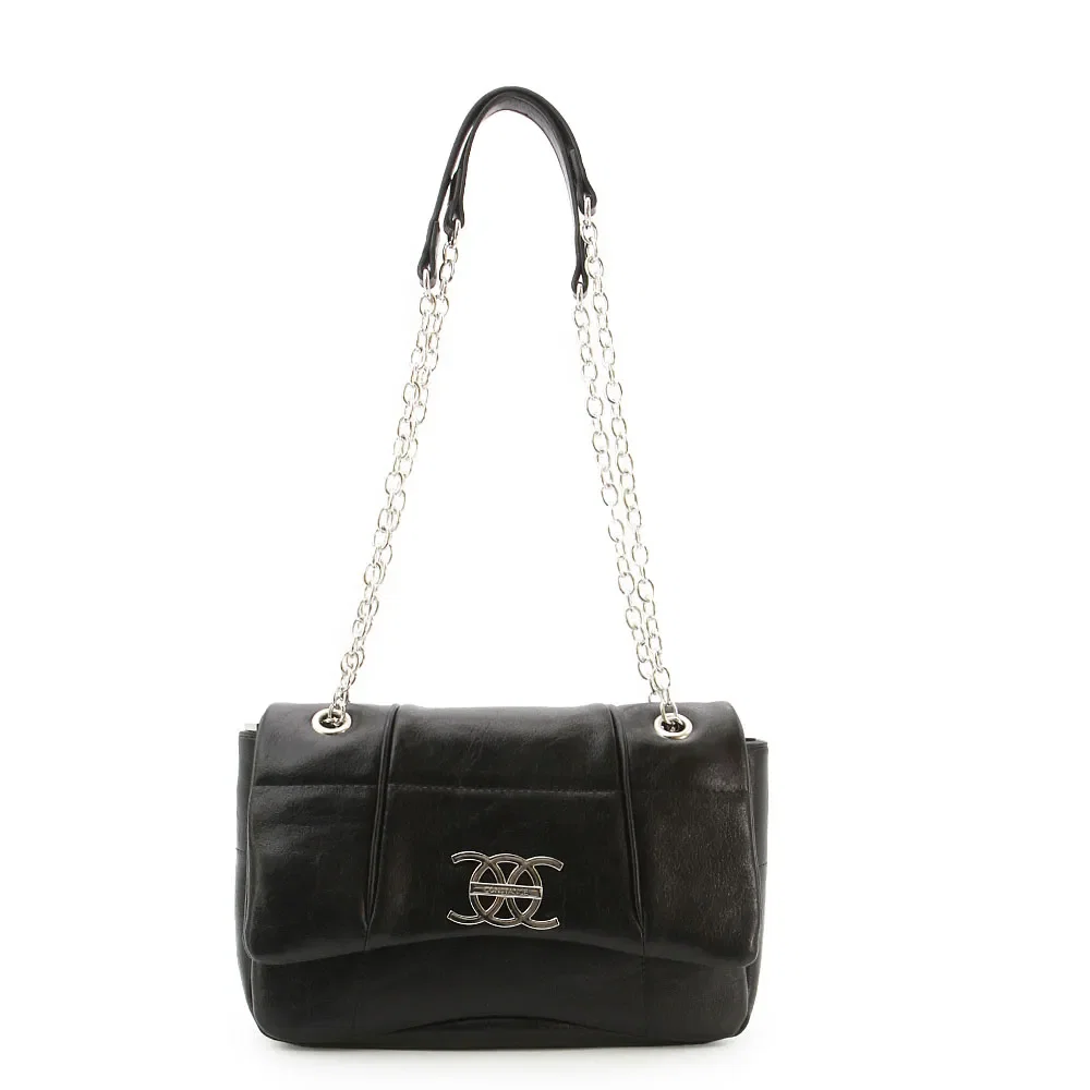 Bolsa de Ombro Matelassê Preta