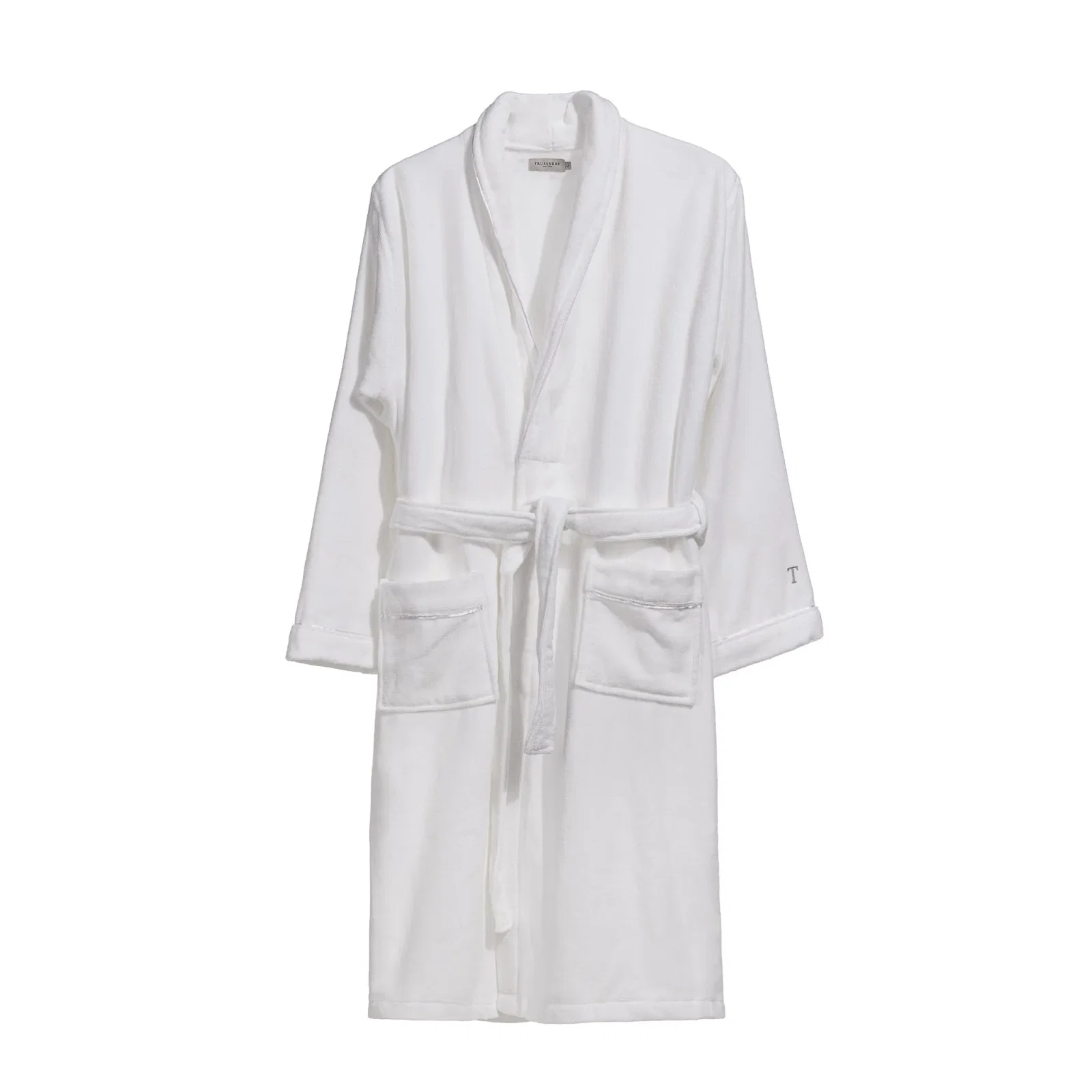 Roupão 100% Algodão Masculino Barone Branco