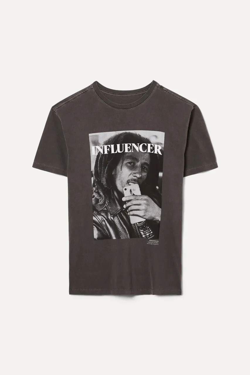 Camiseta Estampada Influencer Rasta Ii