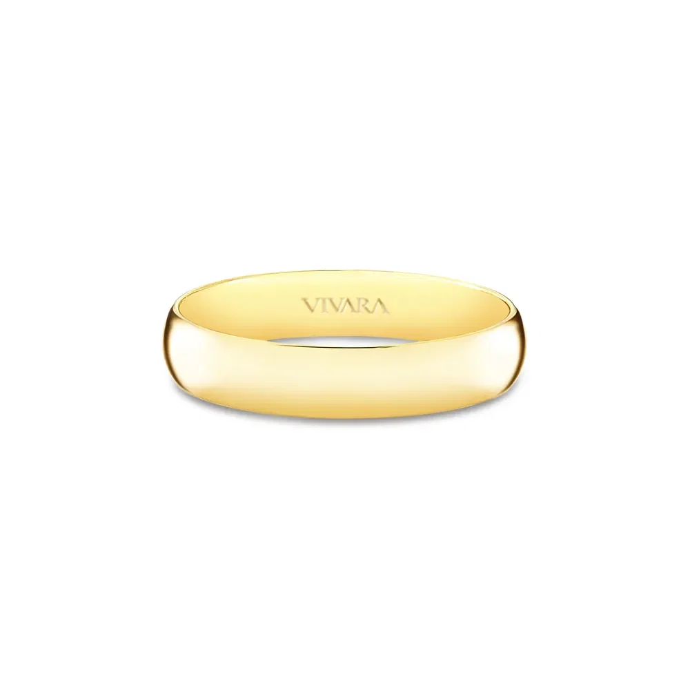 Aliança Just You em Ouro Amarelo 18k, 4mm — imagem 1